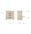 CuddleCo Isla dresser changing table ash - British product
