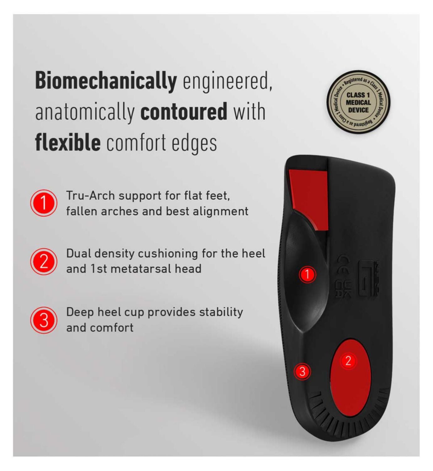 Neo G Pro-Expert Insoles size 2.5 - 5.5, imported from the UK