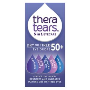 TheraTears Tørre eller slitne 50+ 5-i-1 Øyedråper 10ml