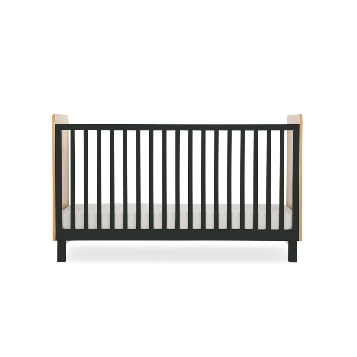 CuddleCo Rafi cot bed oak black finish - British product