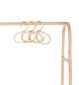 وحدة تخزين CuddleCo Aria Clothes Rail Rattan Nursery 92 × 47 × 155 سم