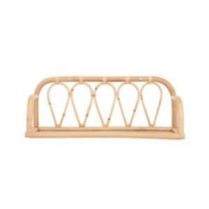 Étagère CuddleCo Aria Rattan pour chambre d'enfant 60 x 23 x 23 cm
