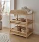 CuddleCo Aria Rattan Changing Unit 75cm x 96cm - British product