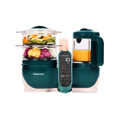 Babymoov Nutribaby 6-in-1 Babykostzubereiter Opalgrün Kochmaschine