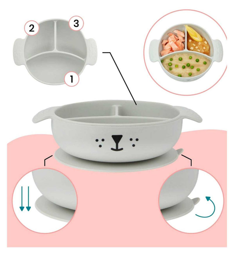 Babymoov Learn ISY Feeding Set Blue Dog - British product