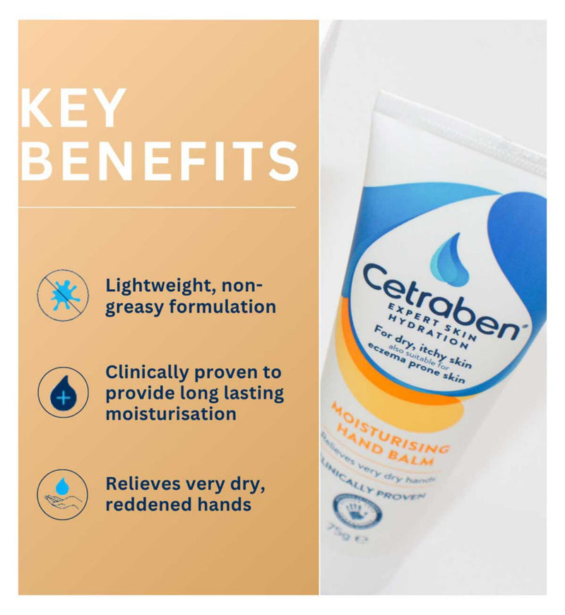 Cetraben Moisturising Hand Balm 75g - British product