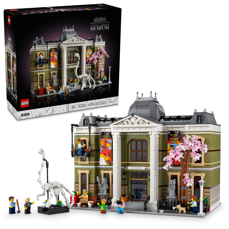 LEGO Natural History Museum building kit, imported from the UK