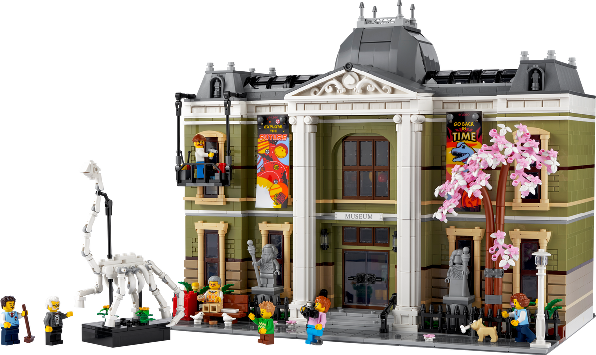 LEGO Natural History Museum building kit, imported from the UK