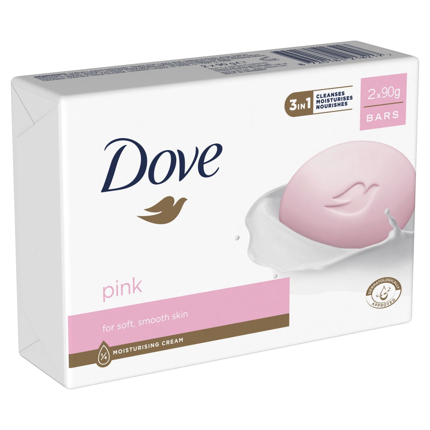 Dove Pink Beauty Bar 2 x 90g (British brand)
