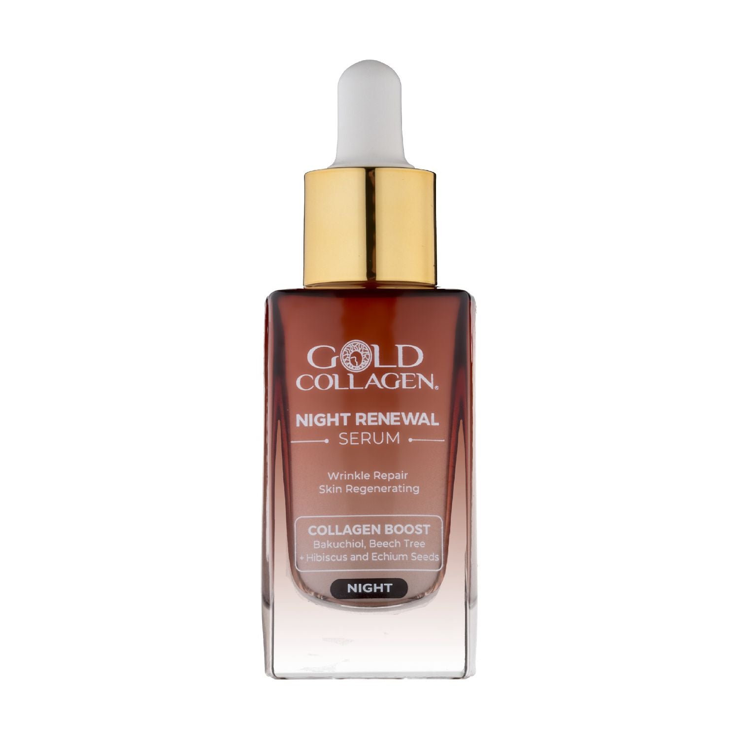Gold Collagen Night Renewal Serum 30ml (British brand)