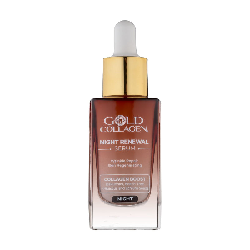Gold Collagen Night Renewal Serum 30ml (British brand)