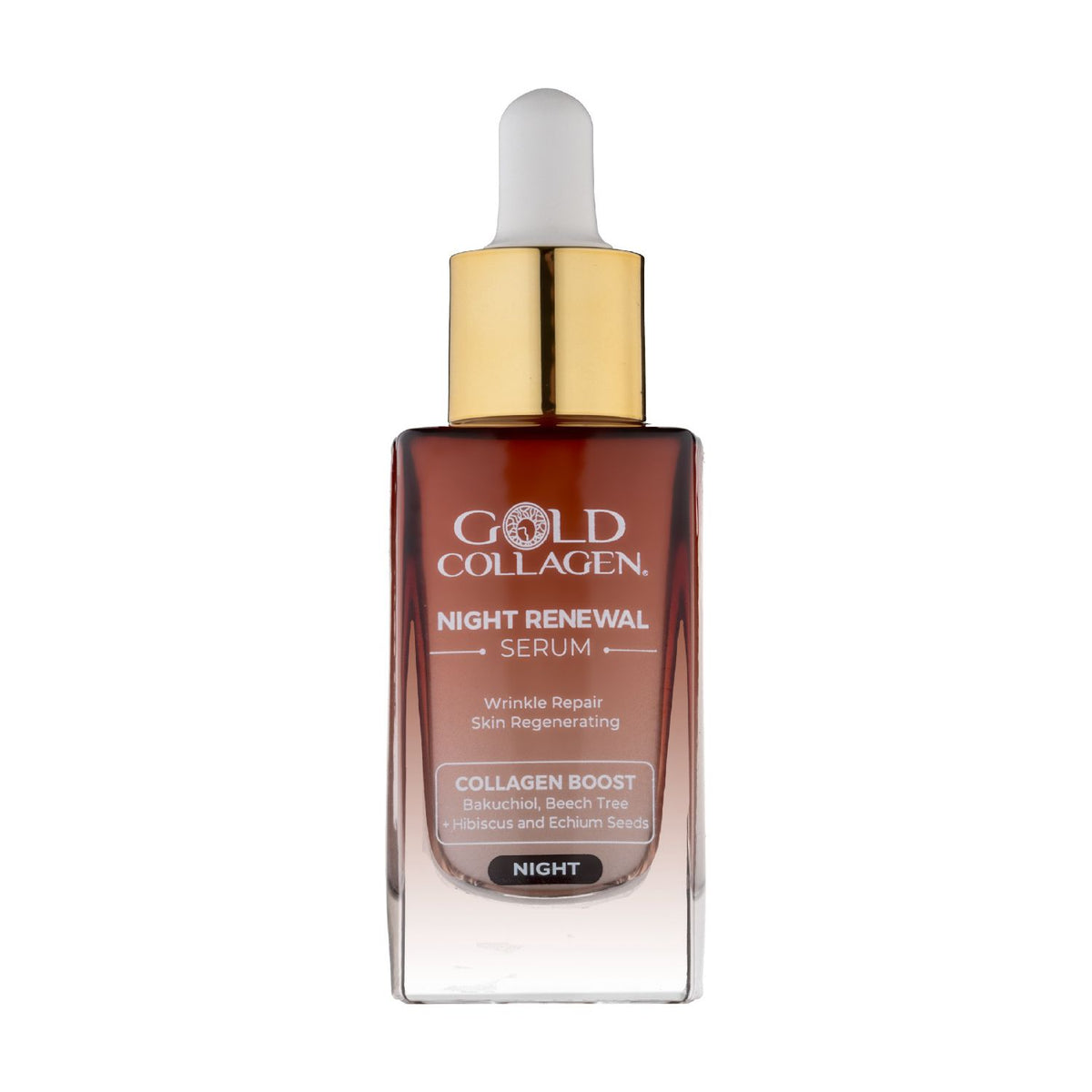 Gold Collagen Night Renewal Serum 30ml (British brand)