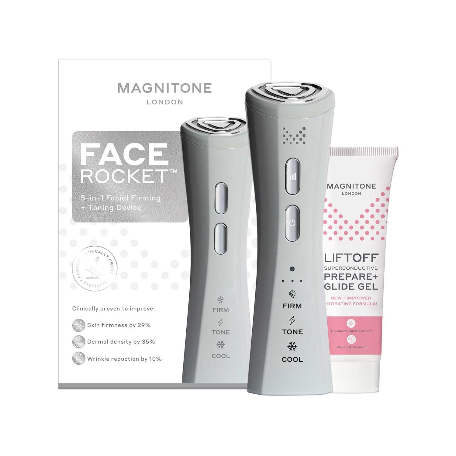 Magnitone FaceRocket 5-in-1 facial firming device - British product