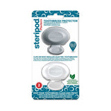 Steripod clip on toothbrush protector 2 pack (British brand)