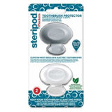 Steripod clip on toothbrush protector 2 pack (British brand)
