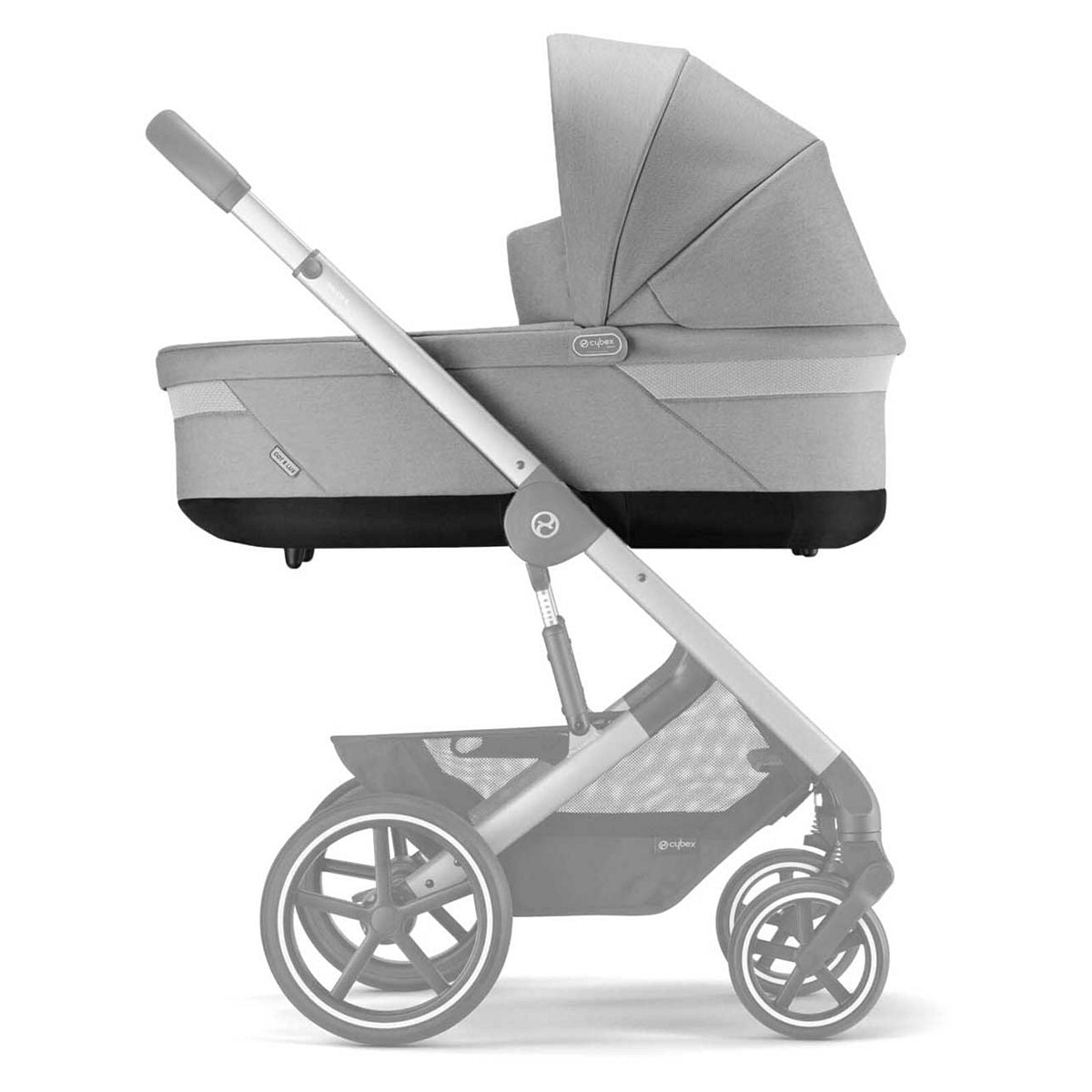 Cybex Balios S Lux Pushchair Carrycot 2023 - Lava Grey GOODS Boots   