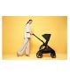 Cybex Gazelle S Enkel til Dobbel Barnevogn Moon Black