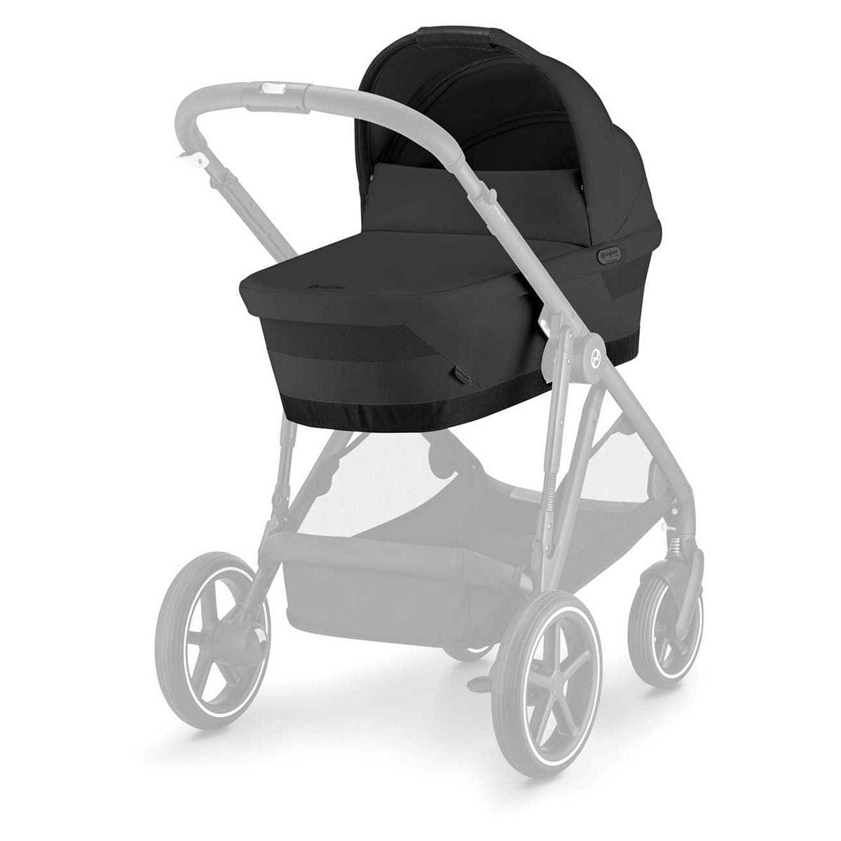 Cybex Gazelle S Pushchair Carrycot 2023 - Moon Black GOODS Boots   