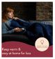 Dreamland Velvet Herringbone Throw Navy Blue - British product