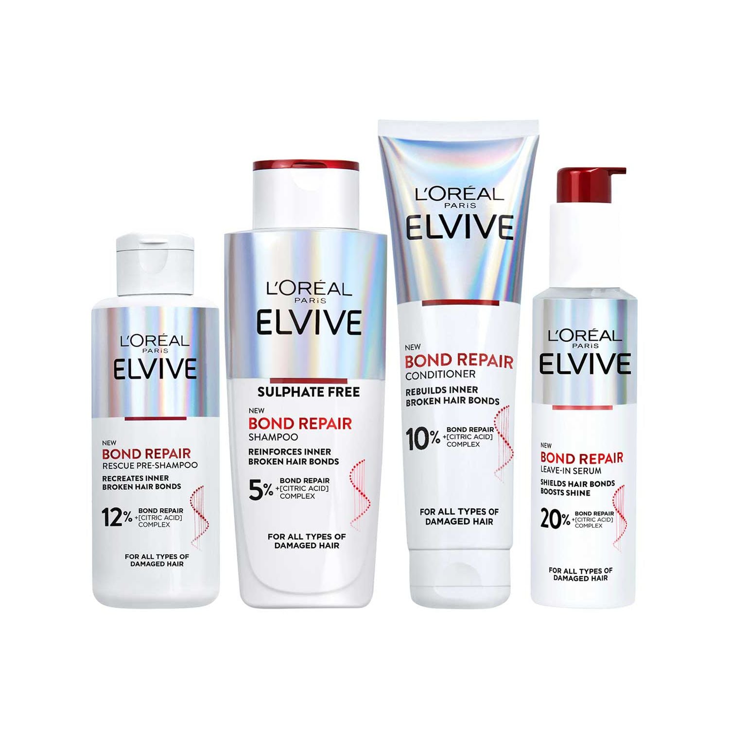 L'Oréal Paris Bond Repair hair care bundle, imported from the UK