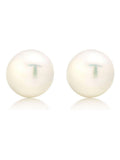 Beaverbrooks freshwater cultured pearl earrings in cream white, 8mm size - British product