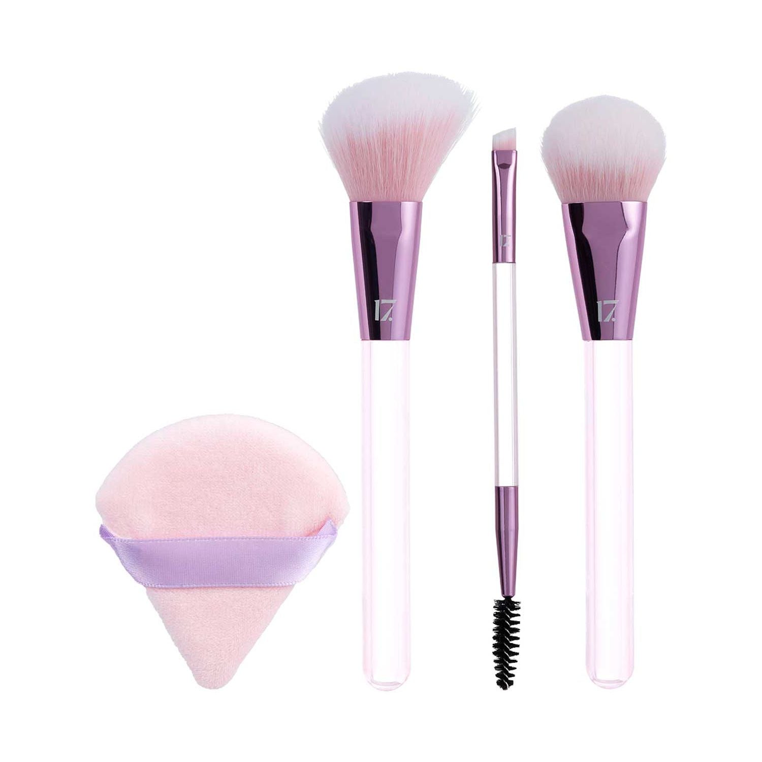 Boots 17 brush set foundation blusher eye brushes (British brand)