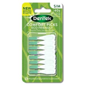 DenTek Comfort Picks ECO Friendly Medium 40 Pack - British product