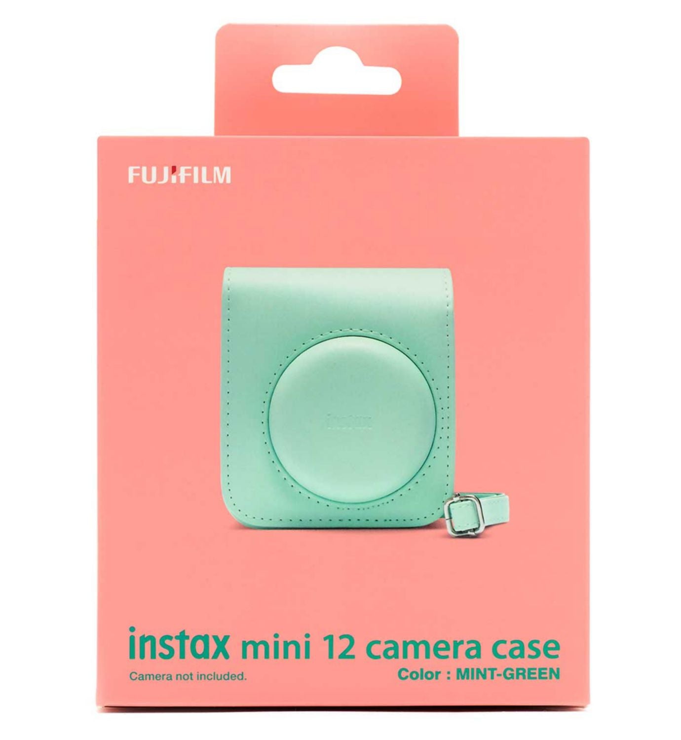 Instax Mini 12 mint green camera case - British product