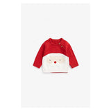 Mothercare Festive Santa Knitted Jumper GOODS Boots   