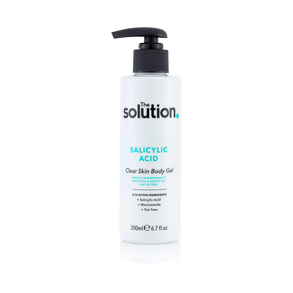 The Solution Salicylic Acid Clear Skin Body Gel, imported from the UK
