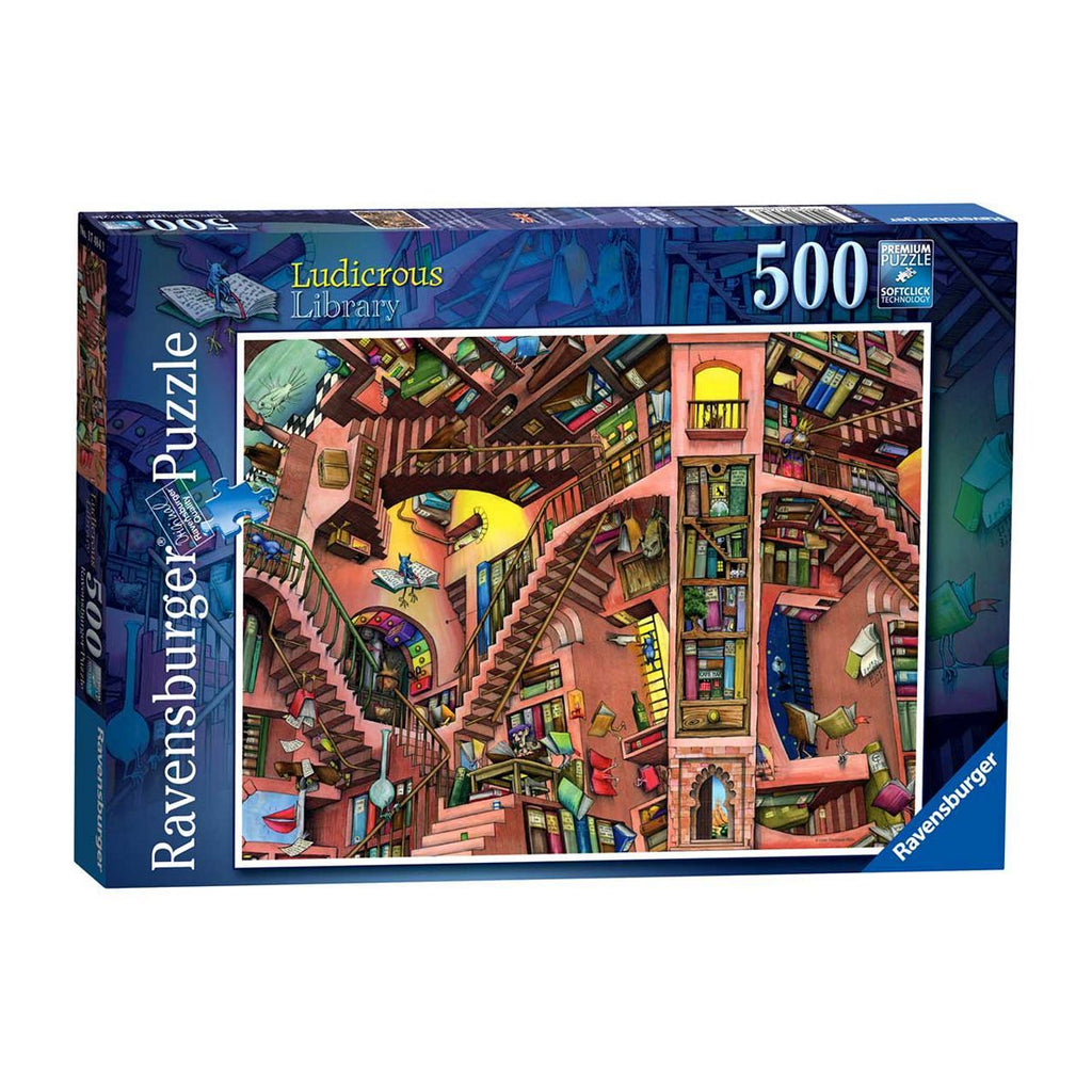 Ravensburger Colin Thompson - Ludicrous Library 500 Piece Jigsaw