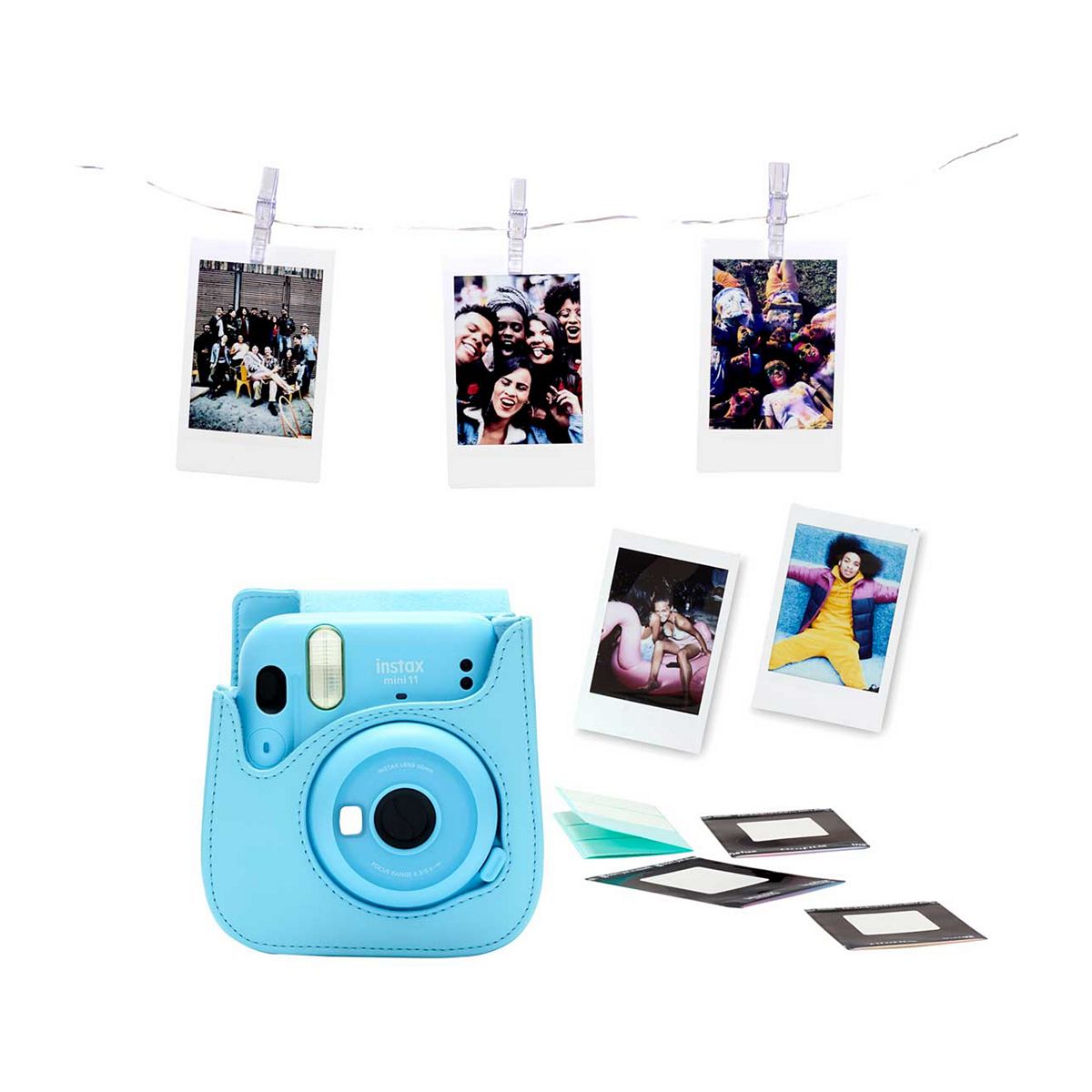 Instax Mini 11 Sky Blue Camera Gift Set GOODS Boots   