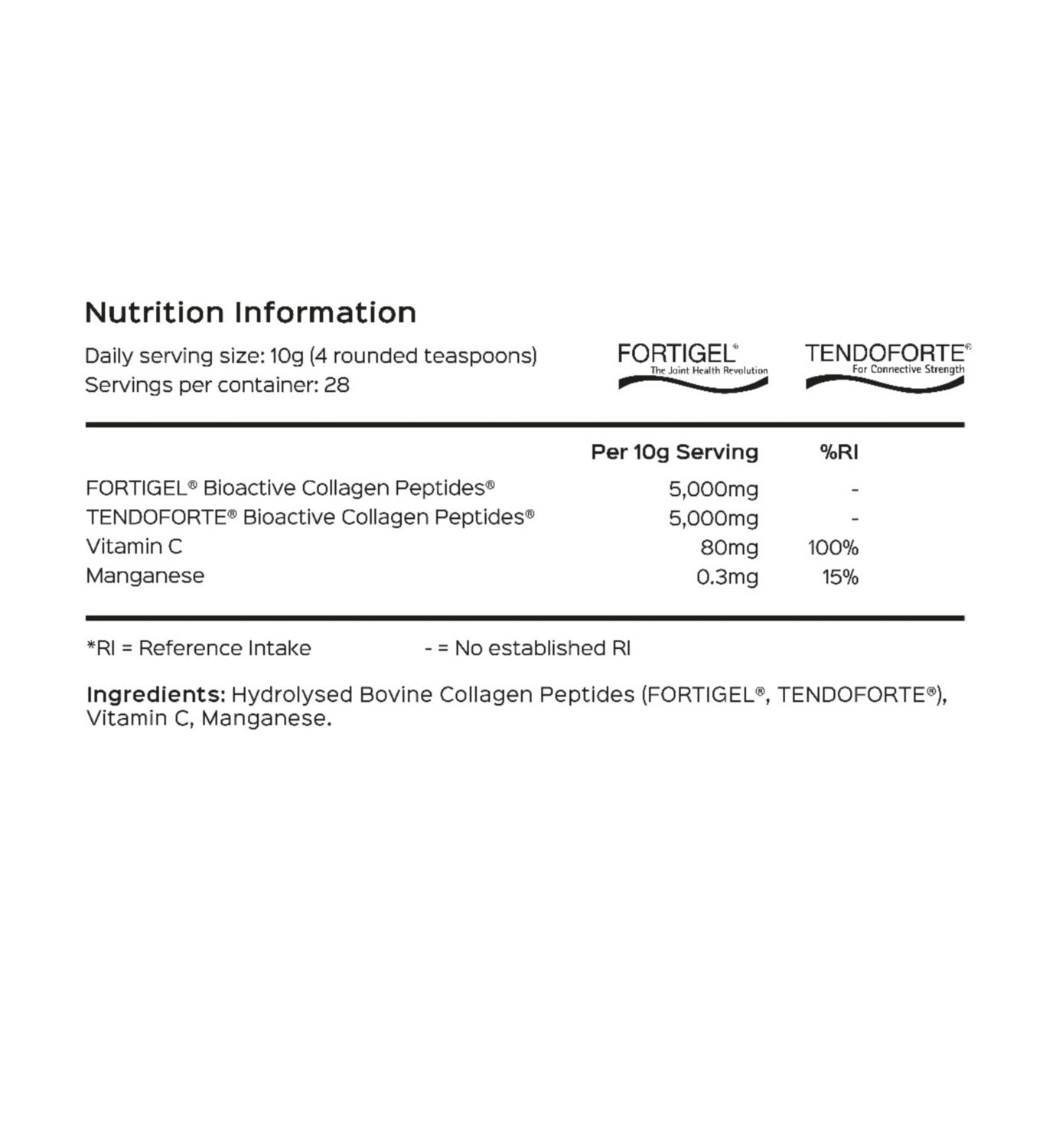 Pura collagen supplement flex+ 282g - British product