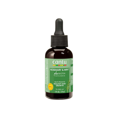 Cantu Rosemary & Mint Scalp Oil With Biotin Hair Treatment 59ml