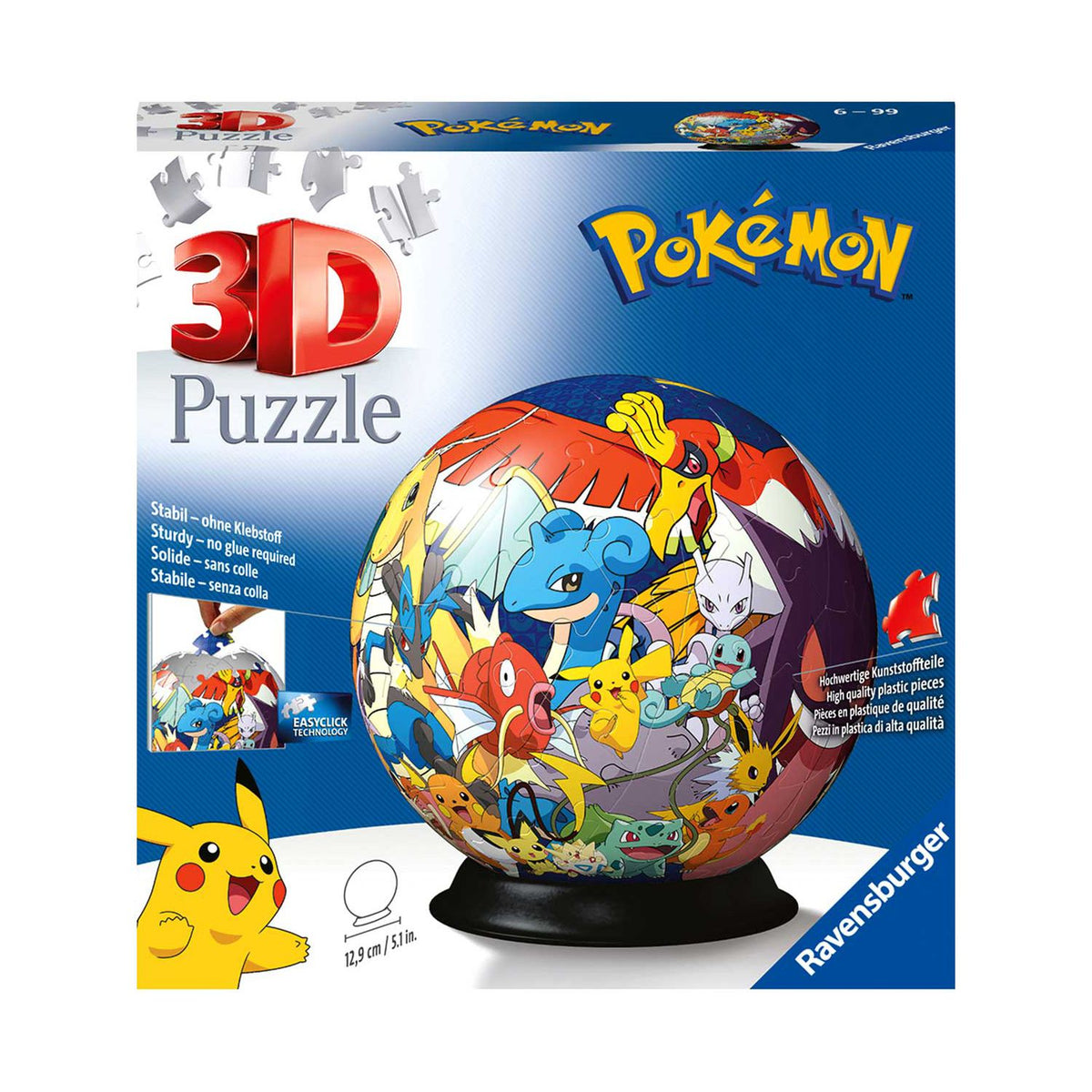 Ravensburger Pokemon 3D puzzle ball 72 piece (British brand)