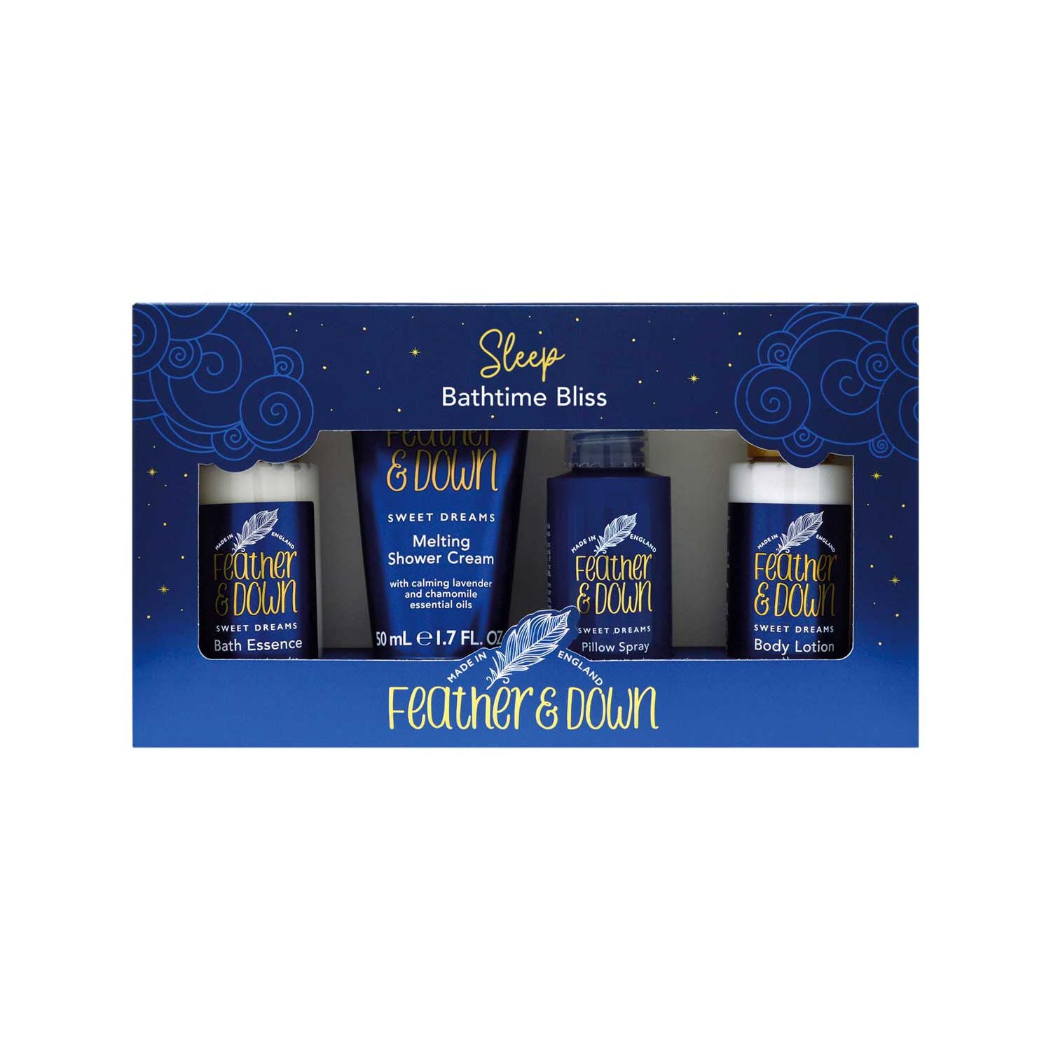Feather & Down Bathtime Bliss Set bath set, UK version