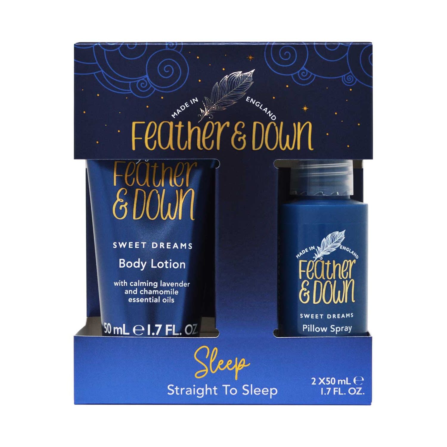 Feather & Down Straight to Sleep Set, UK version