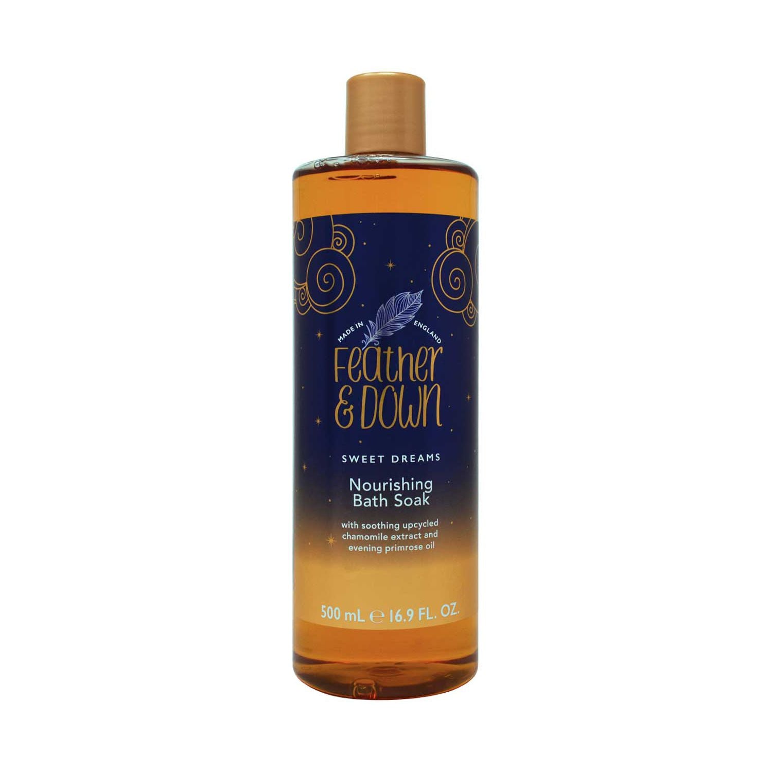 Feather & Down nourishing bath soak 500ml, imported from the UK