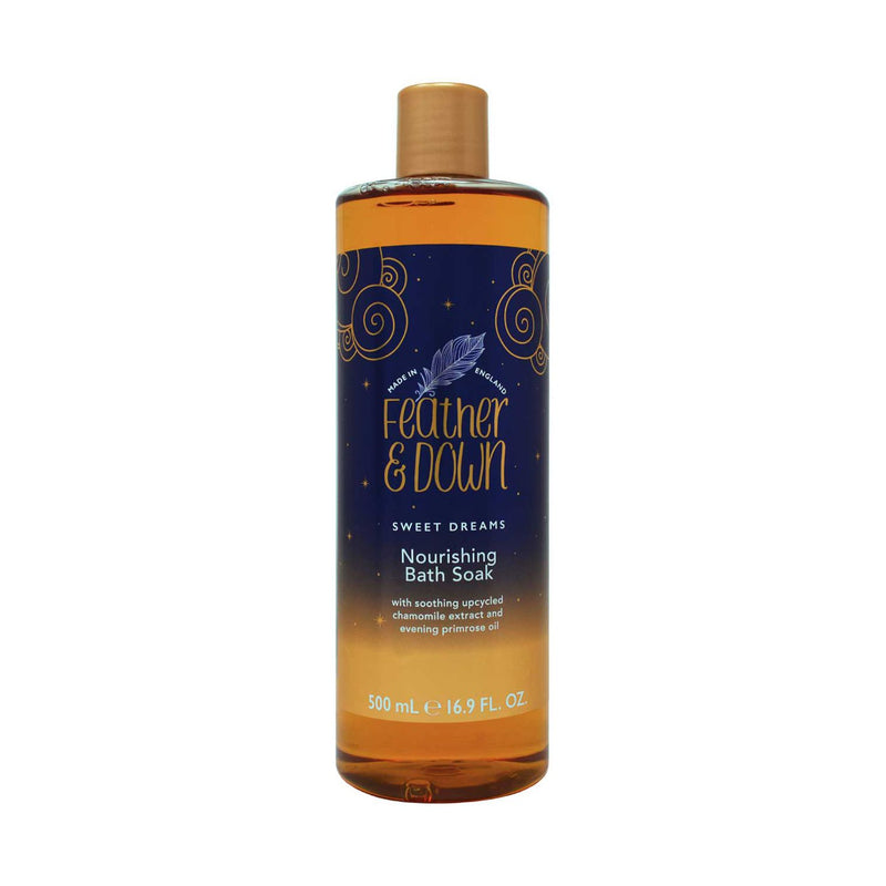 Feather & Down nourishing bath soak 500ml, imported from the UK