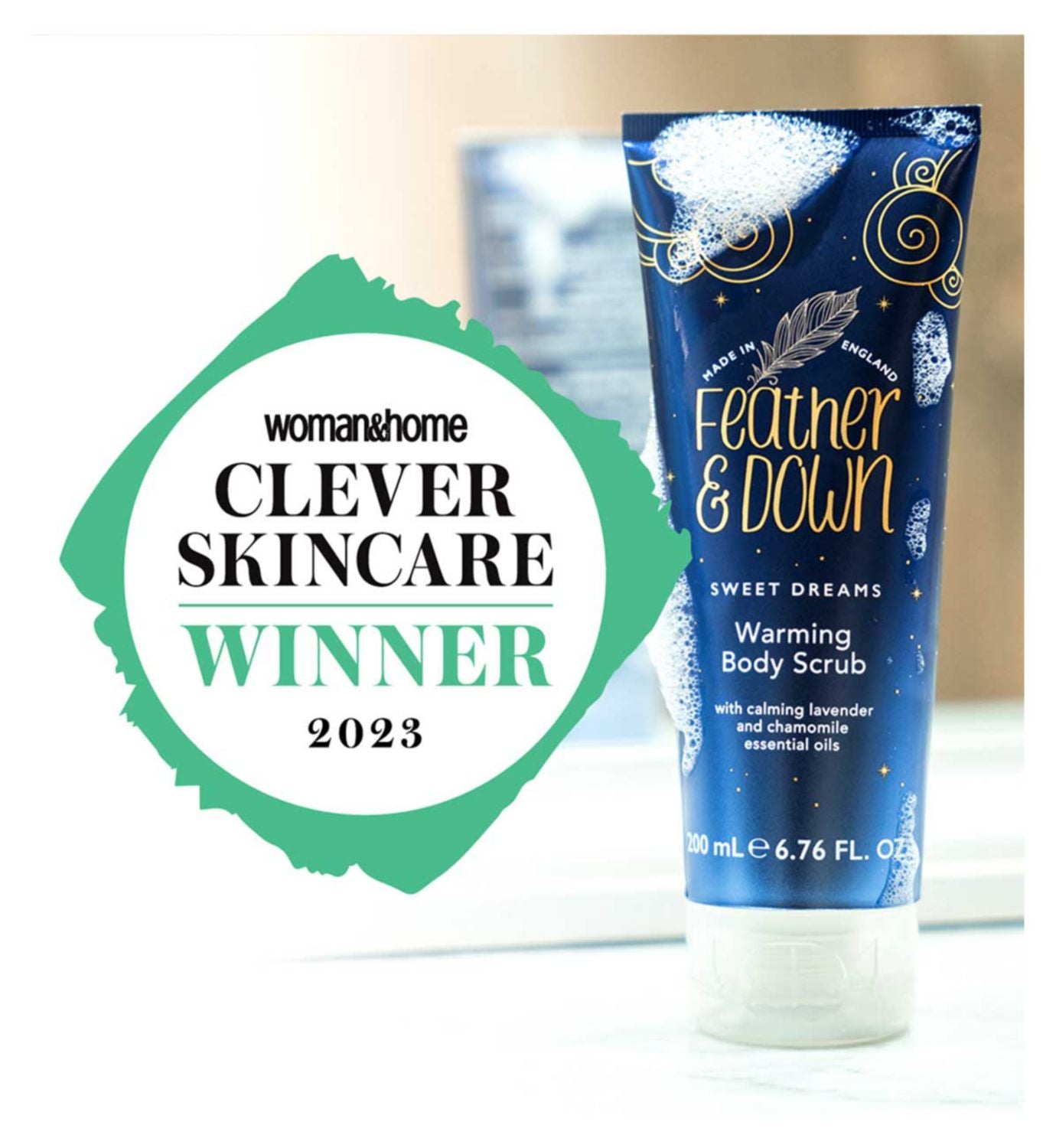 Feather & Down Warming Body Scrub 200ml, UK version