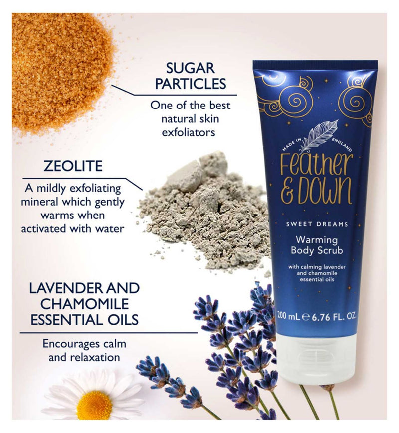 Feather & Down Warming Body Scrub 200ml, UK version
