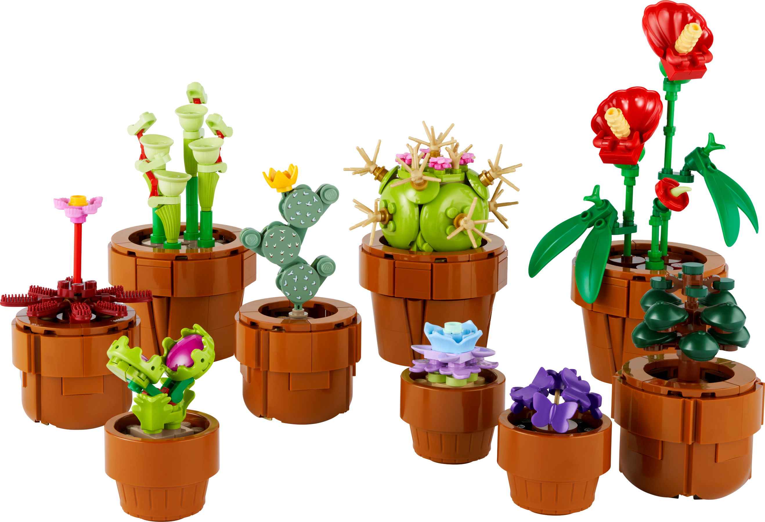 LEGO Tiny Plants 758 piece botanical building model kit (British brand)
