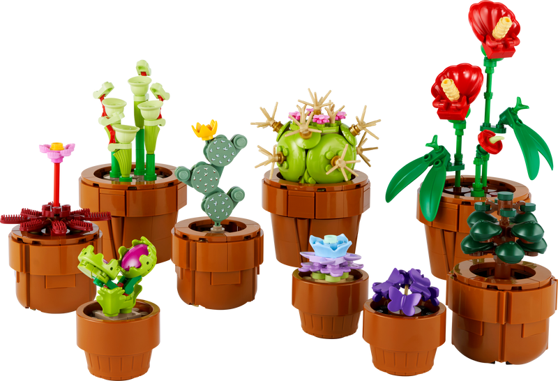 LEGO Tiny Plants 758 piece botanical building model kit (British brand)