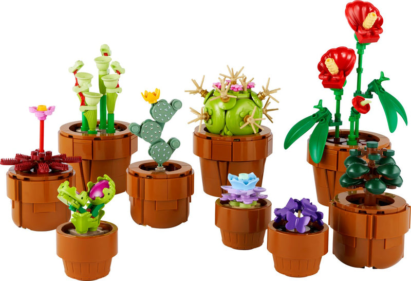 LEGO Tiny Plants 758 piece botanical building model kit (British brand)