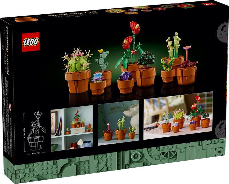 LEGO Tiny Plants 758 piece botanical building model kit (British brand)