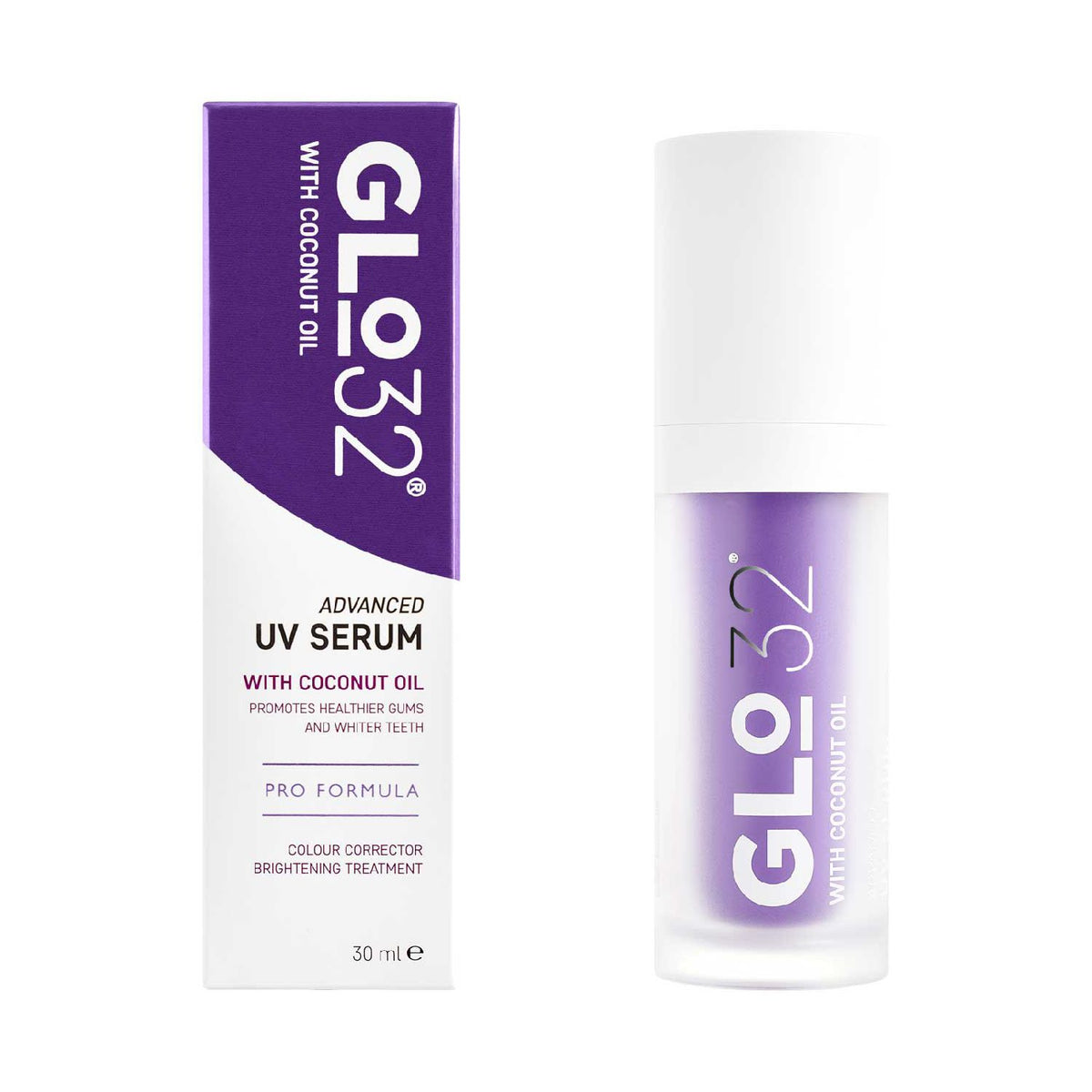 Glo32 UV Whitening Serum 30ml (British brand)
