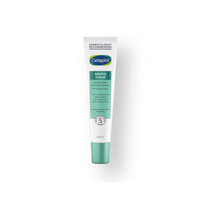 Boots Cetaphil Gentle Clear Triple-Action Blemish Serum Salicylic Acid 30ml- Buy online at McGrocer