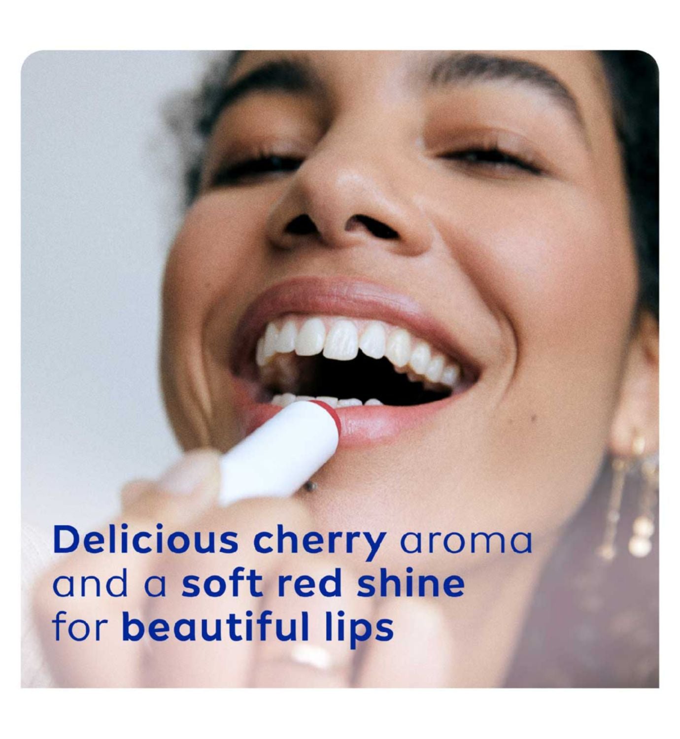 NIVEA Cherry Shine Lip Balm 4.8g (British brand)