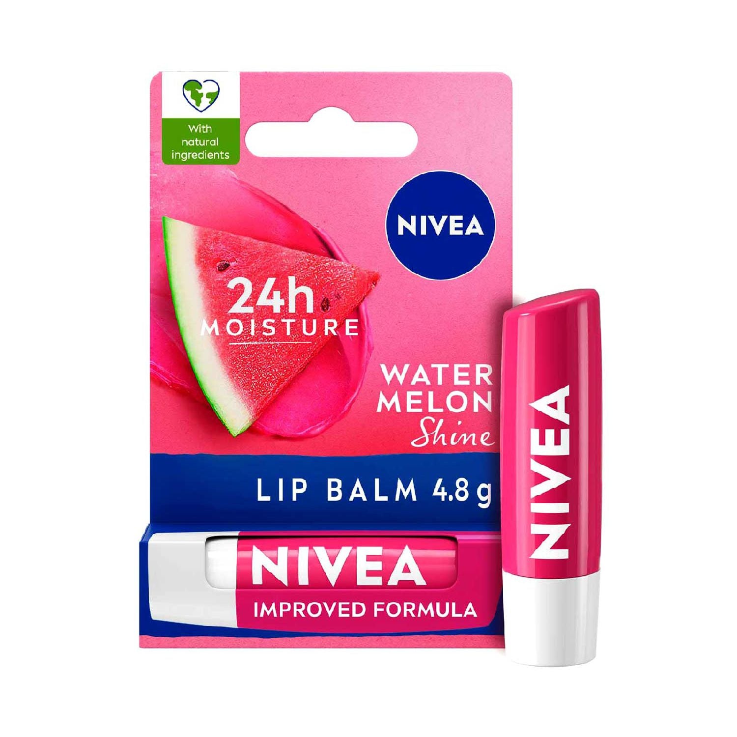 NIVEA lip balm Watermelon Shine 4.8g, imported from the UK