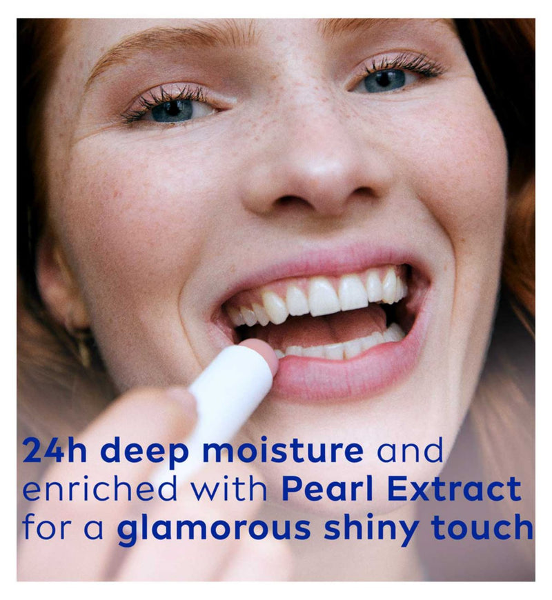 NIVEA Pearly Shine Lip Balm 4.8g (British brand)